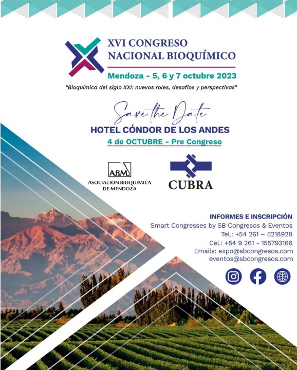 Flyer Congreso Bioquimicos